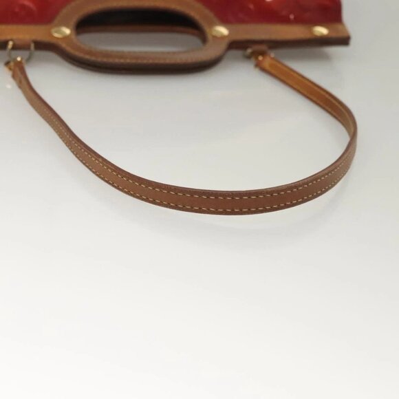 LOUIS VUITTON Vernis Roxbury Drive Hand Bag 2way Red M91987 LV Auth bs28210 - Picture 9 of 16